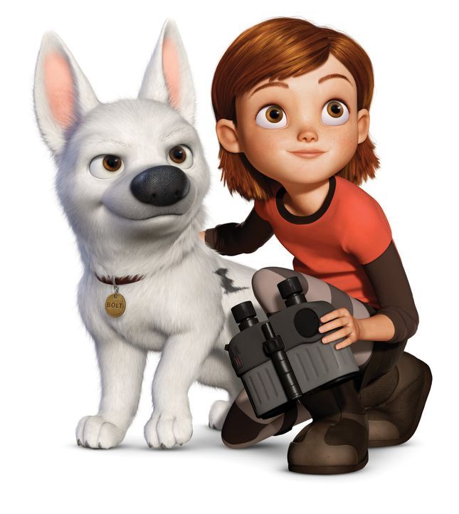 Penny (r.) und ihr Hund Bolt (l.) erleben zusammen viele aufregende Abenteuer. - Bildquelle: Disney Enterprises, Inc.  All rights reserved
