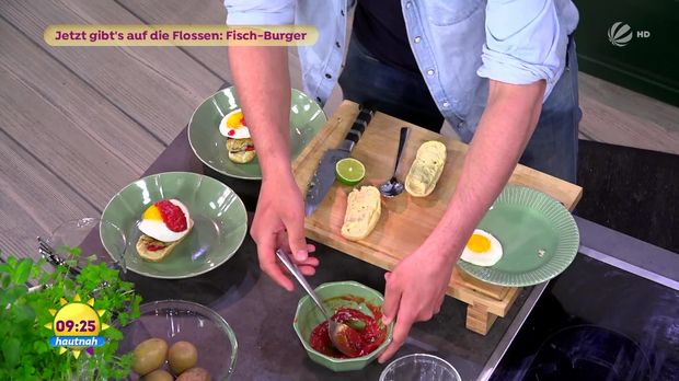 Frühstücksfernsehen - Video - Alex Wahi kocht Fisch-Burger