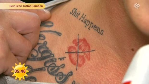 Frühstücksfernsehen Video Peinliche TattooSünden Sat.1