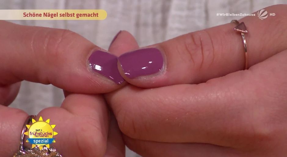 Fruhstucksfernsehen Video Schone Nagel Ohne Nagelstudio Sat 1