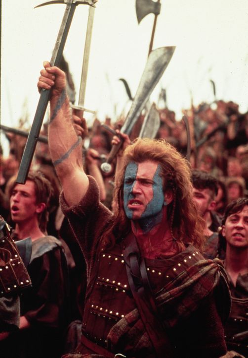 Inmitten des Kampfgetümmels: Braveheart William Wallace (Mel Gibson) ... - Bildquelle: Paramount Pictures