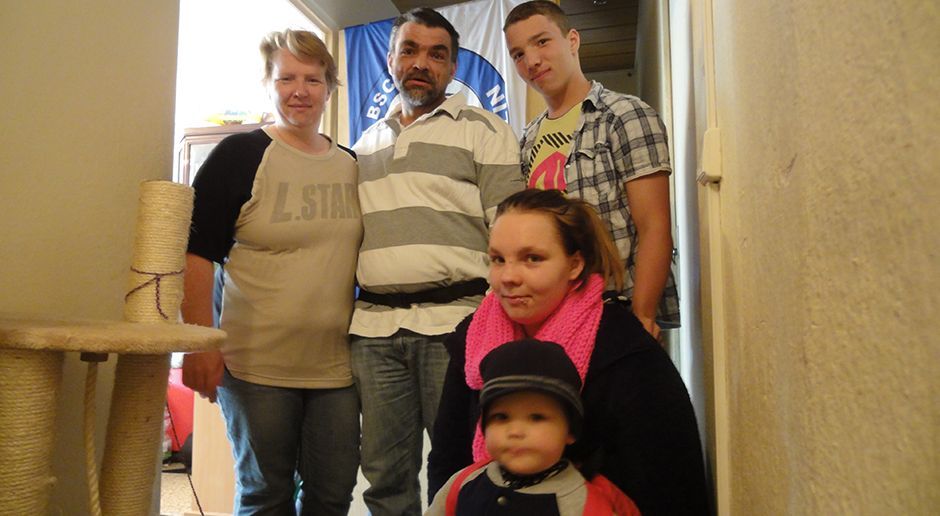 Eltern Hadrich-Ruder mit Paul und Michelle und Enkel