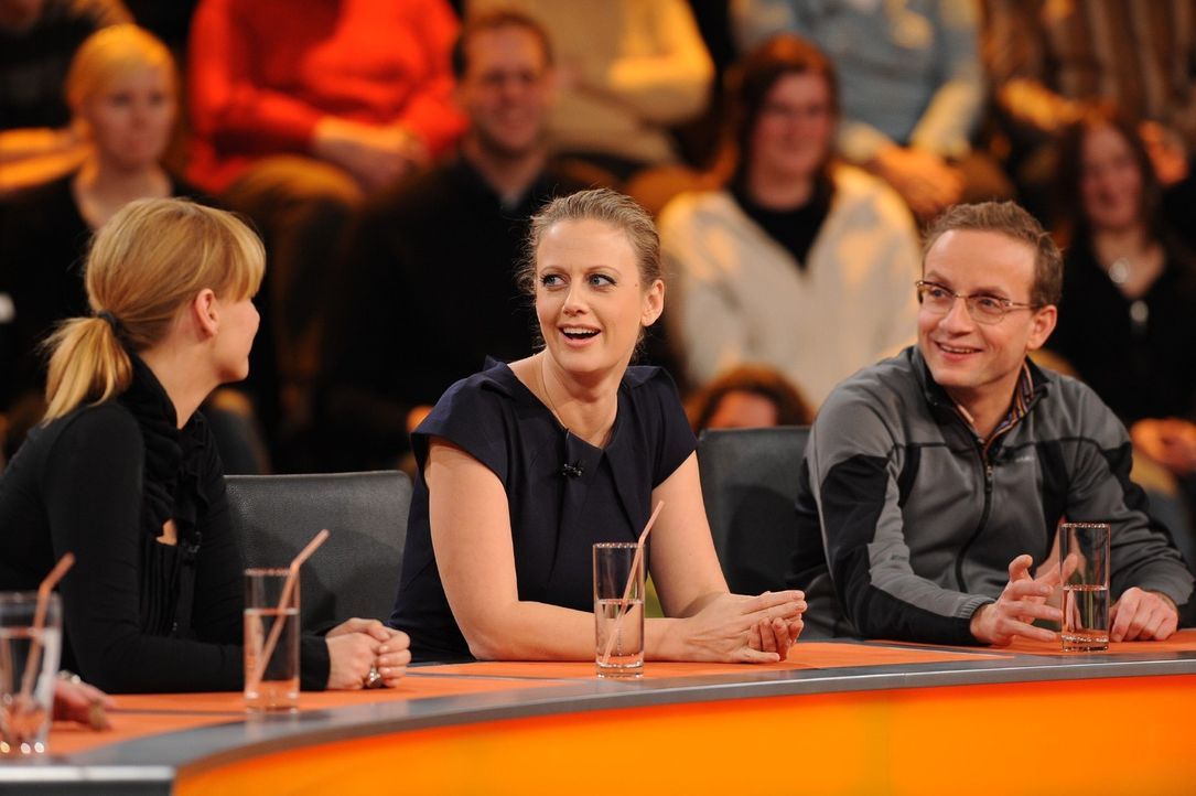 Heute mit im Ratepanel: (v.l.n.r.) Kim Fisher, Barbara Schöneberger, Wigald Boning ... - Bildquelle: Sat.1