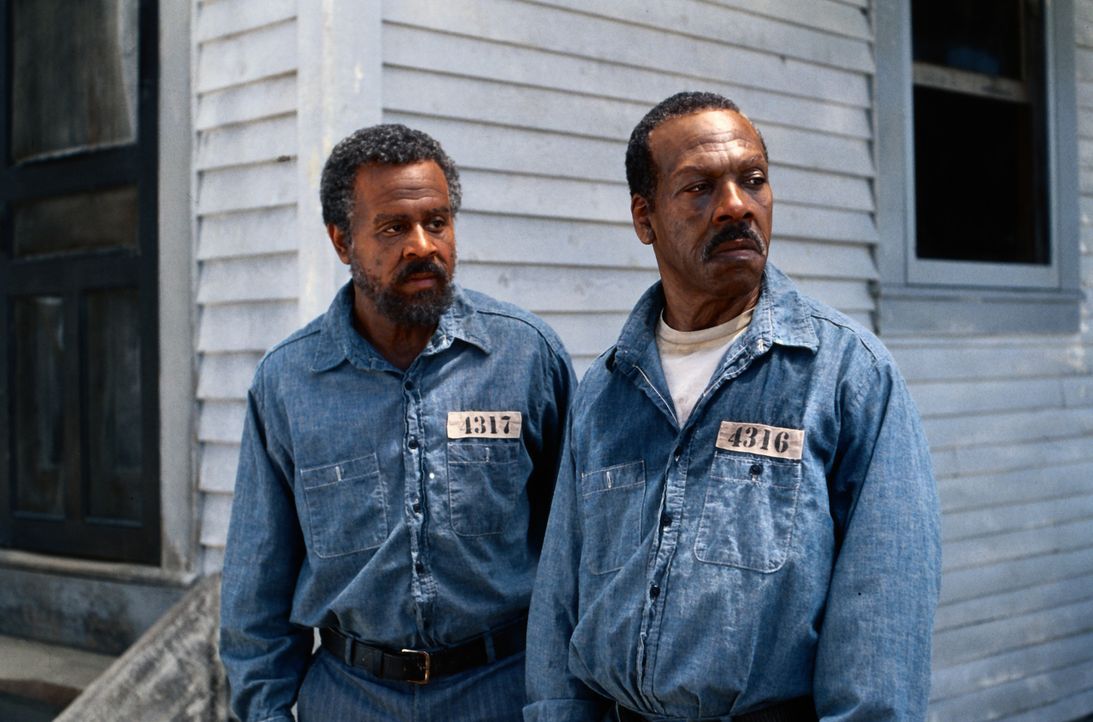 Claude (Martin Lawrence, l.) und Ray (Eddie Murphy, r.) werden wegen Mordes verhaftet, der ihnen vom örtlichen Sheriff angehängt wurde - und zu lebe... - Bildquelle: 1999 Universal Studios. All rights reserved