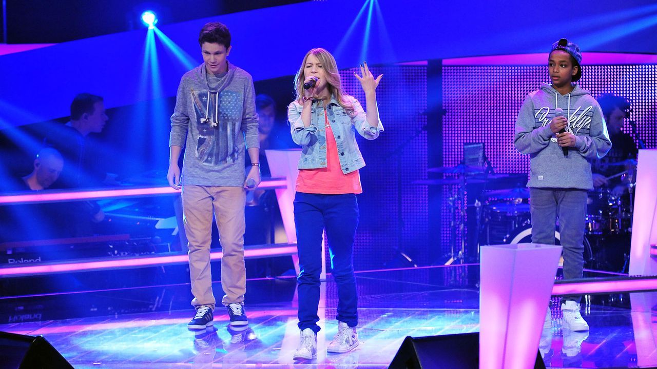 The-Voice-Kids-Stf02-Epi05-Danyiom-Lukas-Michele-5-SAT1-Andre-Kowalski - Bildquelle: SAT.1/Andre Kowalski