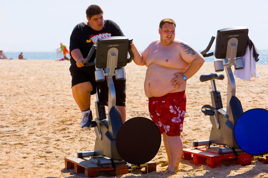 The-Biggest-Loser-Mini-Triathlon-Folge1-0005 - Bildquelle: SAT.1/Enrique Cano