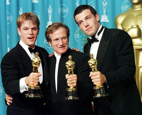 Gemeinsam schrieben sie das Drehbuch zu Good Will Hunting und versuchten lange Zeit vergeblich, es an ein Studio zu verkaufen. Mit Robin Williams (M... - Bildquelle: AFP