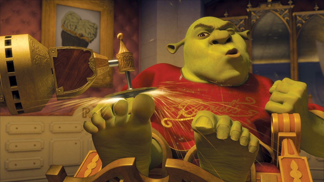 Es ist nicht leicht, ein Oger zu sein. Und nun soll Shrek auch noch seinen Schwiegervater, den König, während dessen Krankheit vertreten ... - Bildquelle: TM &   2007 Dreamworks Animation LLC
