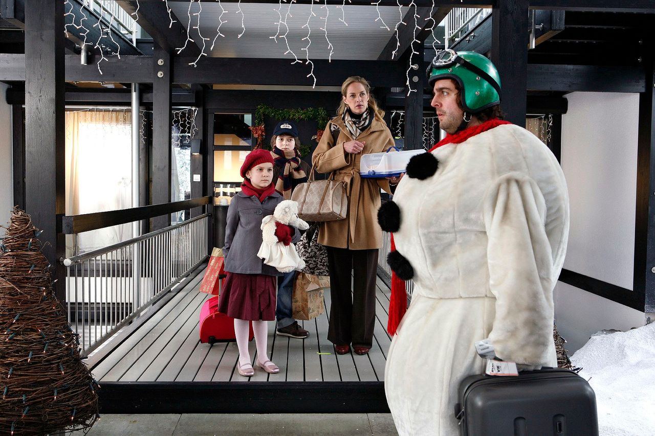 Zwei Weihnachtsmanner