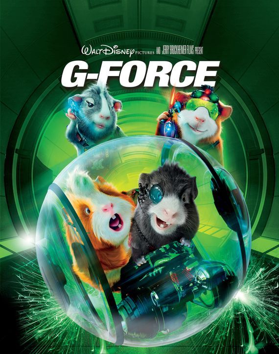 G-Force - Agenten mit Biss: Hurley (vorne l.), Juarez (hinten l.), Darwin (hinten r.) und Blaster (vorne r.) ... - Bildquelle: Disney Enterprises, Inc. and Jerry Bruckheimer Inc.  All Rights Reserved