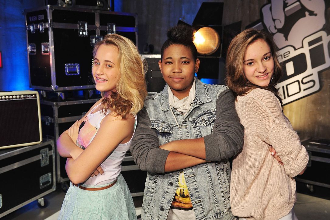 The-Voice-Kids-Stf02-Epi07-Jamica-Nadine-Sarah-3-SAT1-Andre-Kowalski - Bildquelle: SAT.1/Andre Kowalski