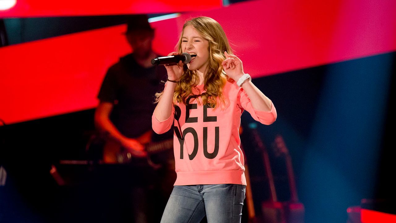 The-Voice-Kids-s01e01-Rita-065 - Bildquelle: SAT.1/Richard HÃ¼bner