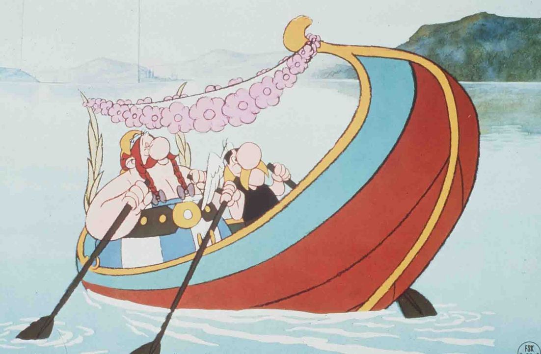 Asterix (r.) und Obelix (l.) erobern Rom ... - Bildquelle: Jugendfilm-Verleih GmbH